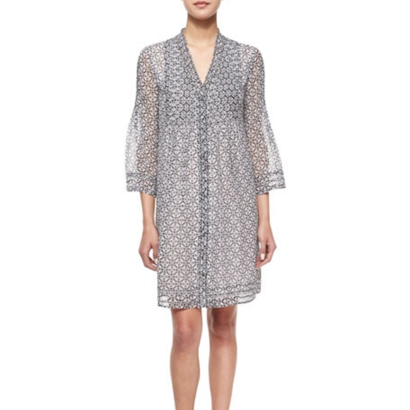 Diane von Furstenberg Black/White "Layla" Dress - Picture 3 of 8